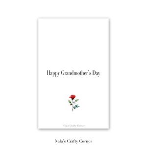 Biglietto di auguri digitale per la festa della nonna con cuori, nonna ...