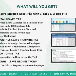 Employee Leave Tracker Calendar