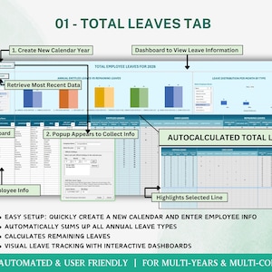 Employee Vacation Management Excel Template