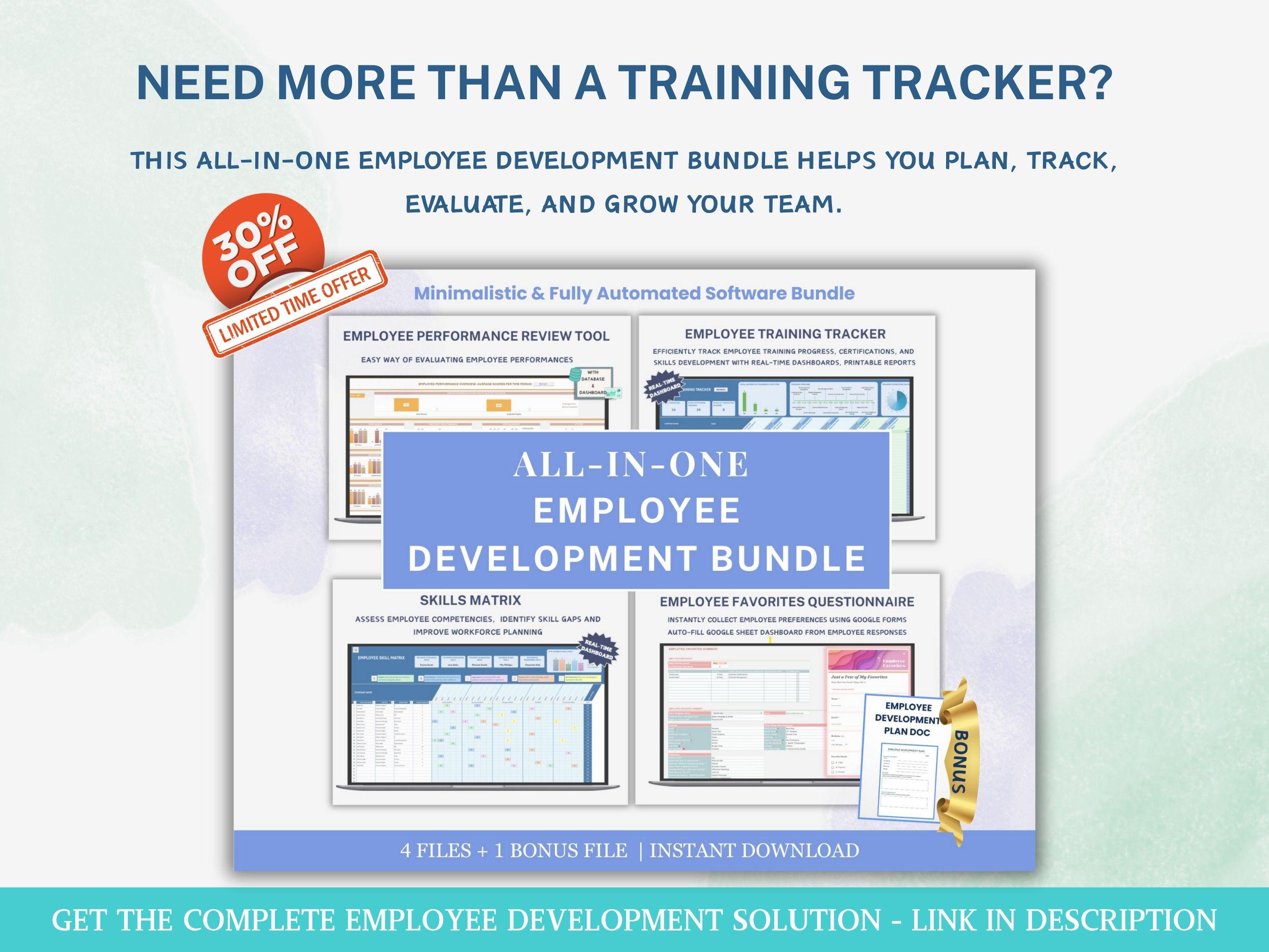 Employee Training Tracker Excel Spreadsheet Certification Tracker ...