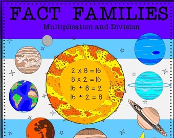 Rodziny faktów dotyczących mnożenia i dzielenia | 2–5 klasa | Edukacja domowa | Arkusze do druku | Matematyka