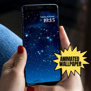 Live Wallpaper Space Galaxy | Animated Stars Background | Seamless Loop MP4 | Mobile Phone Lock Screen Video | iPhone Android Download