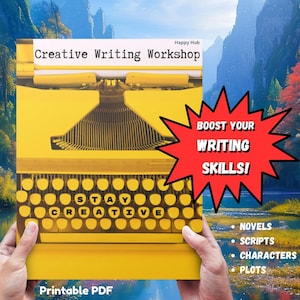 Creative Writing Workshop PDF – How to Write a Novel | Plot, Character Building, Narrative Development, Writing Lessons & Exercises Download