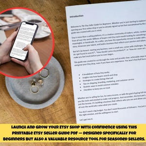 Etsy seller guide, start Etsy shop, Etsy beginner guide, printable Etsy workbook, how to sell on Etsy, Etsy SEO tips, Etsy marketing for beginners, Etsy business planner, Etsy checklist, digital seller guide, Etsy start-up guide, how to grow Etsy shop, Etsy product listing help, Etsy tips and tricks, Etsy guide printable, how to open Etsy store, Etsy shop setup, Etsy business resources, Etsy planner PDF, Etsy worksheet printable, Seller’s Guide for Etsy Beginners PDF Learn How to Become a Seller