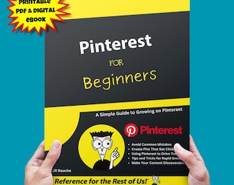 Pinterest für Anfänger Anleitung PDF eBook | Wachse auf Pinterest, erstelle Pins die Klicks bekommen & den Datenverkehr steigern | Einfache Pinterest Strategie Anleitung