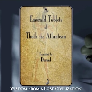 Las Tablas Esmeralda de Thoth el Atlante / PDF imprimible y digital / Texto de sabiduría antigua de Doreal