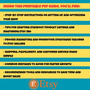 Etsy seller guide, start Etsy shop, Etsy beginner guide, printable Etsy workbook, how to sell on Etsy, Etsy SEO tips, Etsy business planner, Etsy checklist, digital seller guide, Etsy start-up guide, how to grow Etsy shop, Etsy product listing help, Etsy tips and tricks, Etsy guide printable, how to open Etsy store, Etsy shop setup,Etsy worksheet printable, Seller’s Guide for Etsy Beginners PDF Learn How to Become a Seller on Etsy and Start Your Etsy Shop as a New Seller or as an Existing Seller