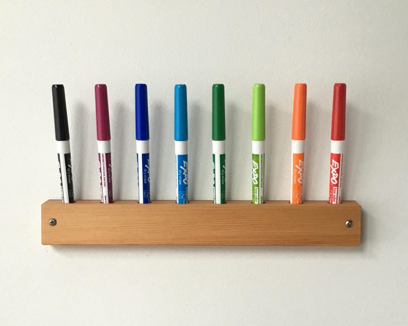Dry Erase Marker Holder Wall Mount Office Whiteboard Pen Etsy
