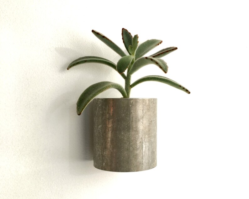 Wall Succulent Planter Made from Recycled Metal Made in USA Etsy