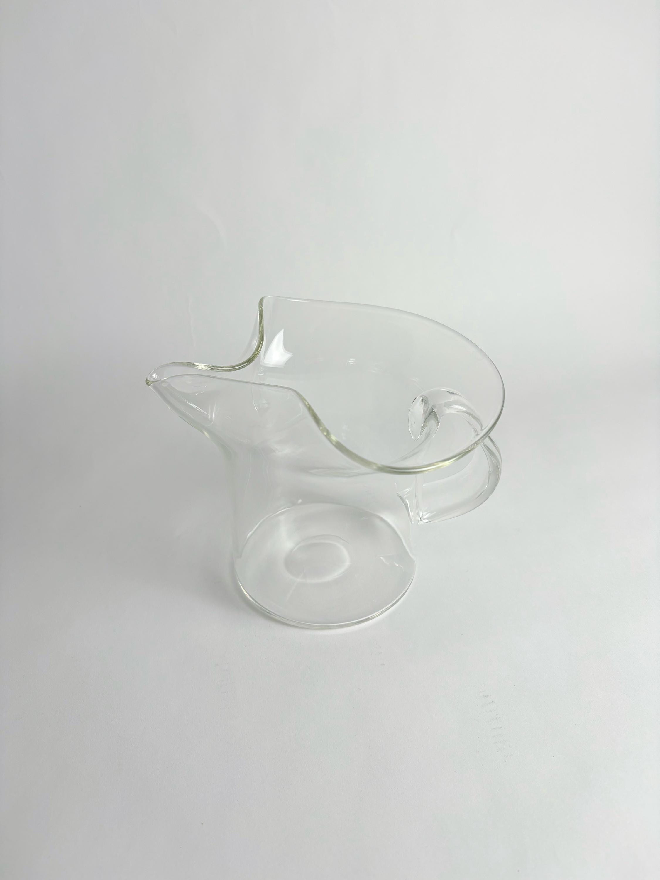 Grand Bol En Verre Vintage Nuutajärvi – Design Heikki Orvola Des Années 70 – état Impeccable