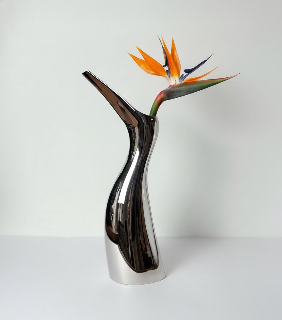 Georg Jensen Madame Ibis Pitcher or Vase Allan Scharff Danish