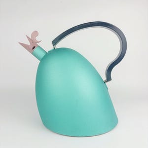 Merlino Whistling Kettle by Maurizio Duranti: Memphis Style Barazzoni Teapot