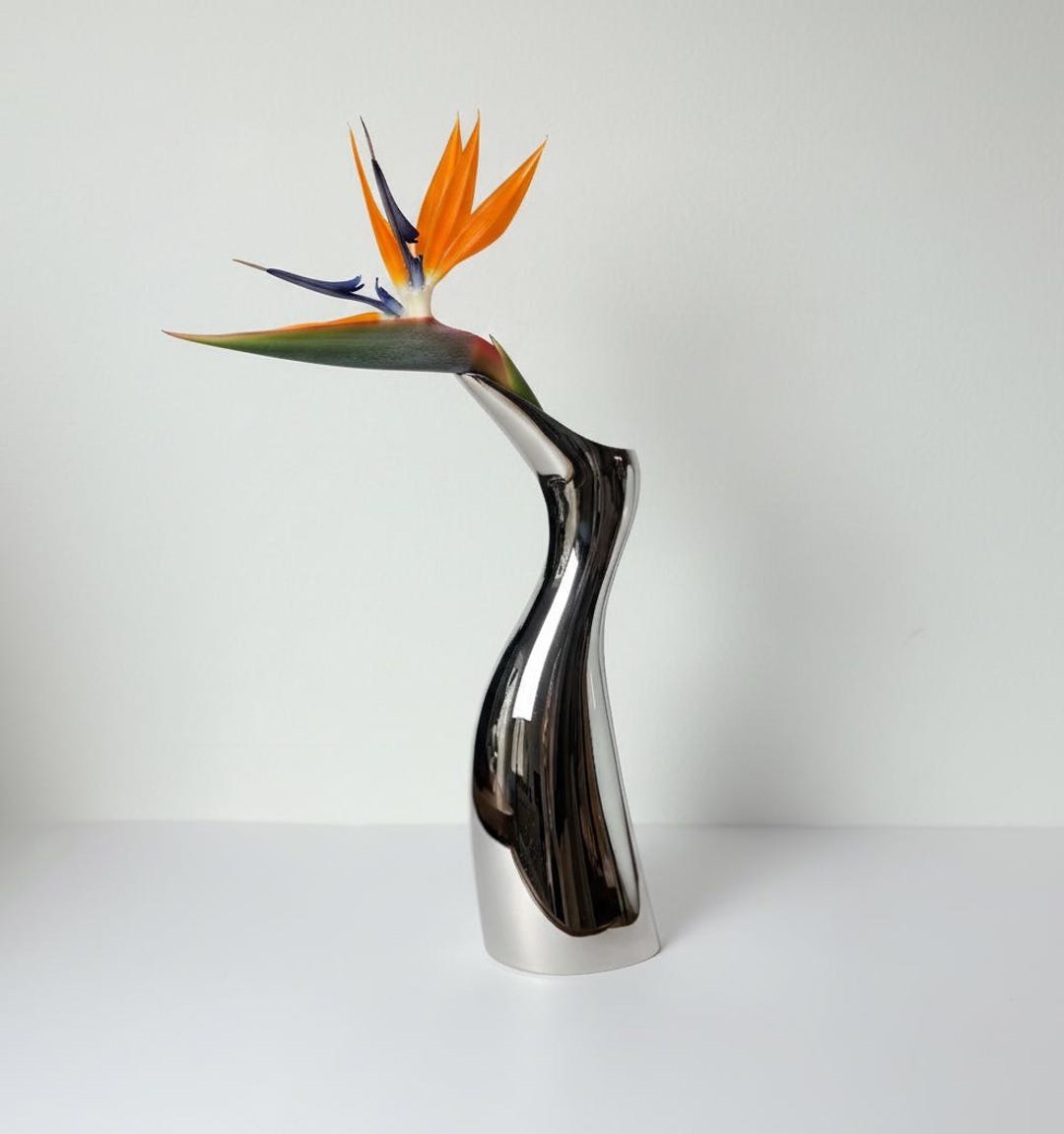 Georg Jensen Madame Ibis Pitcher or Vase Allan Scharff Danish