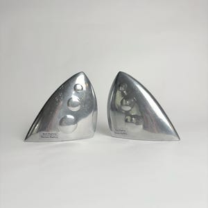 Vintage IKEA Cast Aluminium Sculptures – 1990s Knut & Marianne Hagberg Design – Modernist Metal Decor