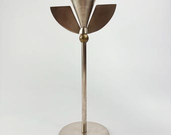 Art Deco Candle Holders – 1930s Vintage Table Decor, Geometric European Design