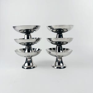 Guy Degrenne Vintage Dessert Cups – Set of 6, French Bistro Style