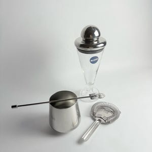 Vintage Cocktail Shaker Set – 1980er Italienisches Barzubehör von Matteo Thun für Alessi, Seltenes Sammlerstück