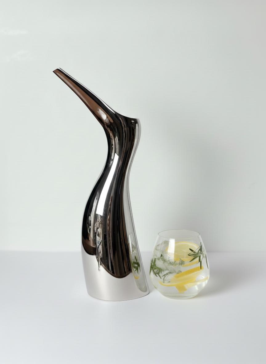 Georg Jensen Madame Ibis Pitcher or Vase Allan Scharff Danish