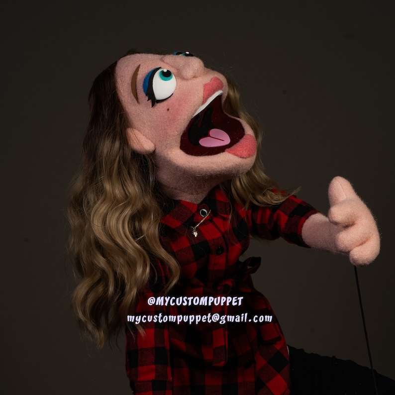 Custom Made Lookalike Female Puppet Portrait Muppet Puppet Custom Made ...