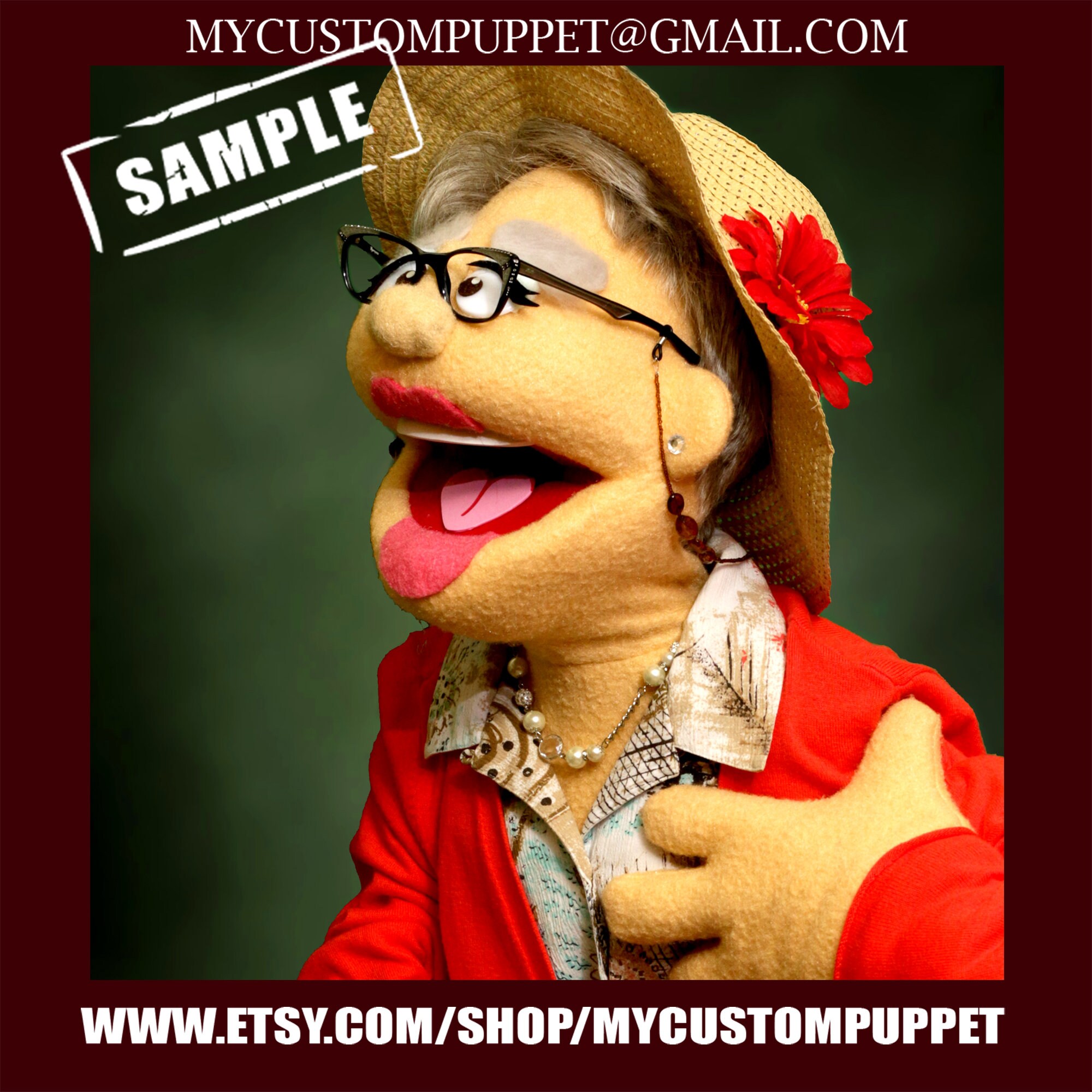 Muppet Pattern Custom Custom Made Glove Puppet Custom Puppets, Muppet for Sale, Puppets ...