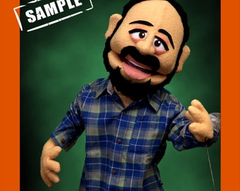 custom made puppet custom made puppets custom made male muppet half body professional custom puppet pro puppet Custom Professional puppet