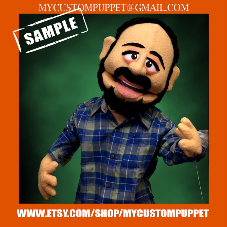Custom Made Puppet Custom Made Puppets Custom Made Male Muppet Half ...