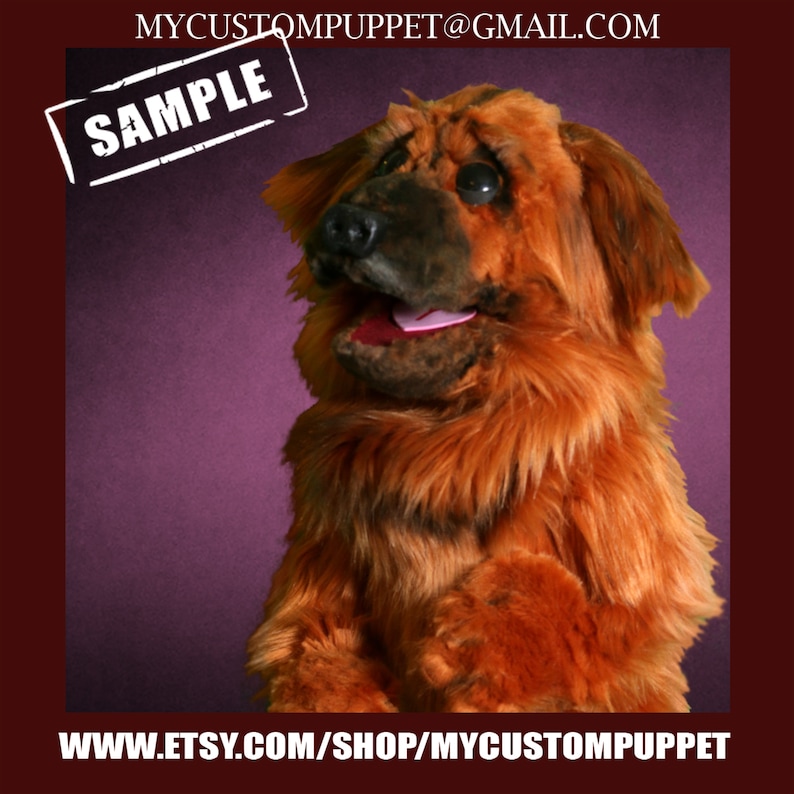 Custom Made DOG Puppet Custom Made Puppets Custom Made Muppet Etsy Canada