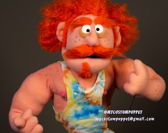 maßgeschneiderte Zeichentrickfigur marionette maßgefertigte Puppen puppet professional Muppet Custom Professionelle Lookalike puppet sieht aus wie puppet