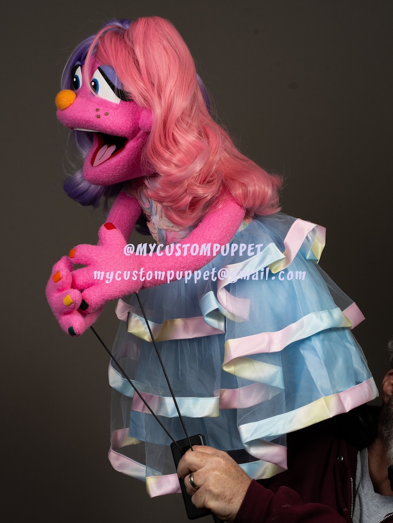 Puppet Looking Custom Made Cartoon Character Puppet Custom Made Puppets Muppet ...