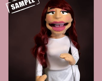 custom made puppet custom made puppets custom made muppet professional custom puppet pro puppet Custom Professional women puppet