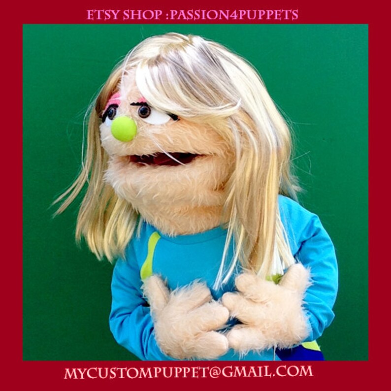 Custom puppet Avenue Q Style Puppets Hand puppet Professional Etsy