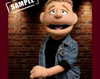 Custom Puppet Portrait Muppet puppet custom Look alike muppet puppet