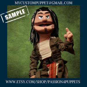 Custom Professional " muppet type puppet "  Your Design or Ours! Portrait puppets personalized puppets