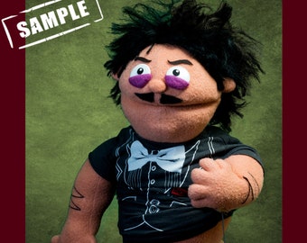 Custom Professional Rod Hand Puppet | Muppet type puppet "  Portrait puppet From Your Design or Ours!