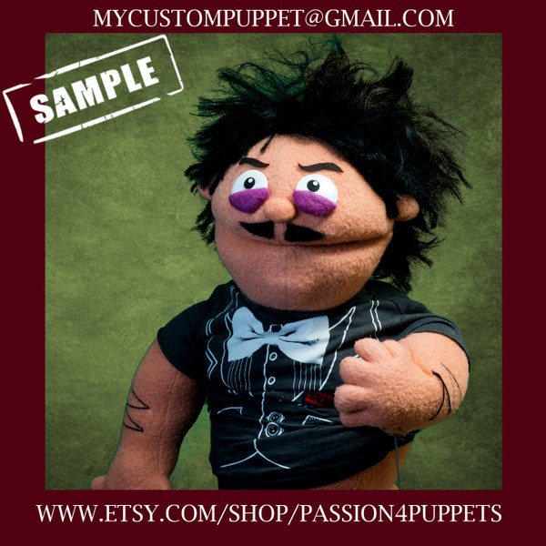 Custom Professional Rod Hand Puppet | Muppet type puppet "  Portrait puppet From Your Design or Ours!