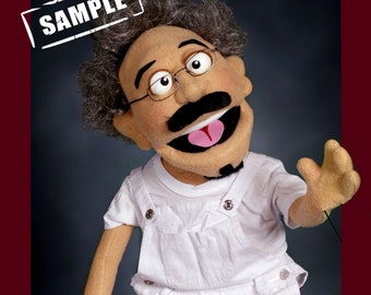 Custom made look alike portrait Muppet Puppet custom made puppet