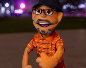 Sample of our custom made puppet , Dad gift puppet Hand made Professional Puppet and puppets