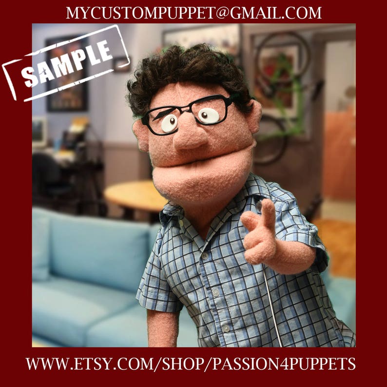 Custom Professional Rod Hand Puppet in Antron Fleece From Your Etsy