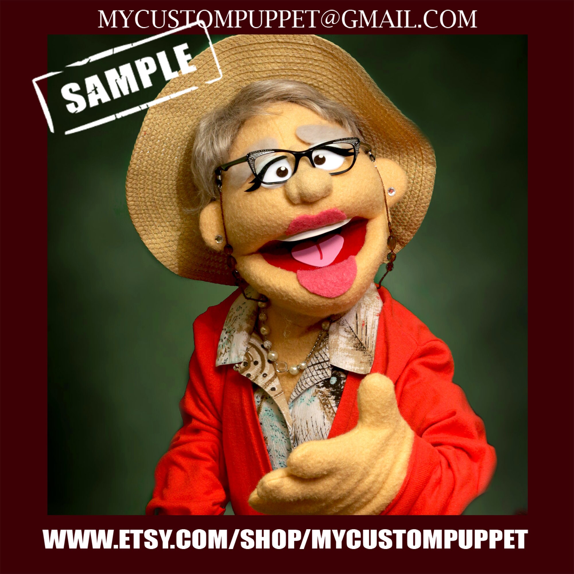 Custom Made Glove Puppet Custom Puppets, Muppet for Sale, Puppets ...