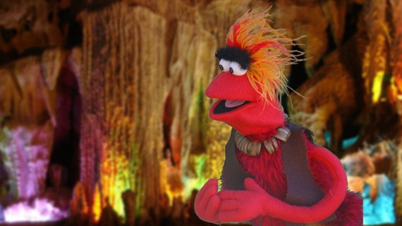 Custom Professional Rod Hand Puppet Portrait From Your Design or Ours!  Monsters Humans Fraggles Animals half body - Main Image