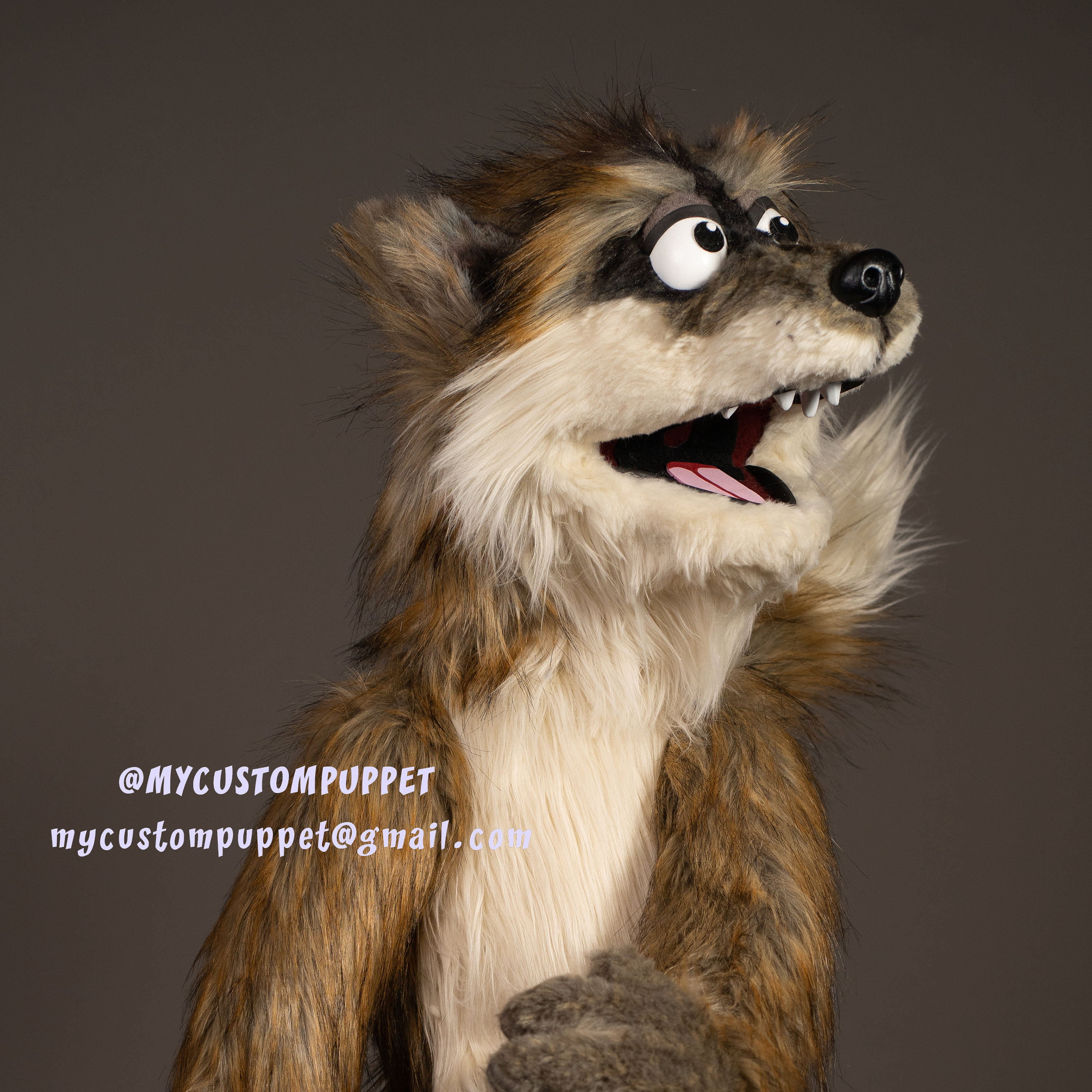 Realistic Animal Puppets Custom Professional Animal Puppet Muppet, Wolf Puppet Custom Made ...