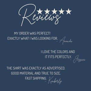 May include: Five-star reviews for a product. The reviews are positive and mention the product was perfect, the colours are great, and the fit is perfect. The reviews also mention the material is good, the size is true, and the shipping was fast.