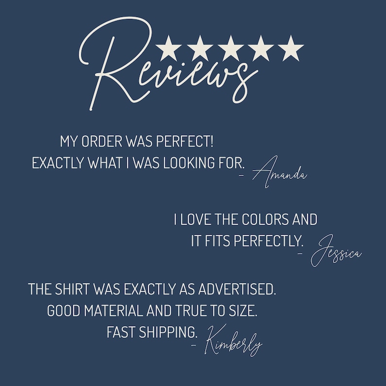 May include: Five-star reviews for a product. The reviews are positive and mention the product was perfect, the colours are great, and the fit is perfect. The reviews also mention the material is good, the size is true, and the shipping was fast.