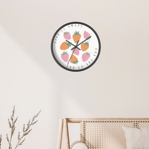 Maximalist life is sweet and so are you Wanduhr, Moderne Wandkunst, Eklektische Wanduhr, Geschenkidee für Wohnzimmer, Kinderzimmer