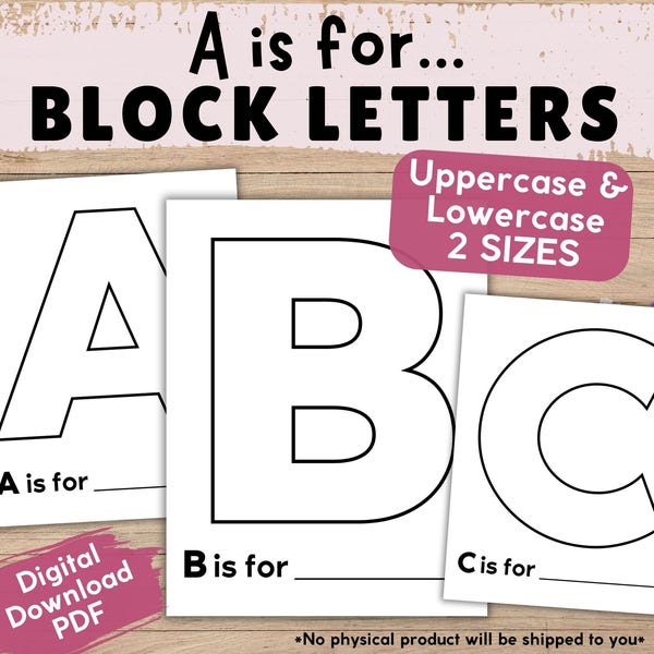 Letter R Block - Etsy