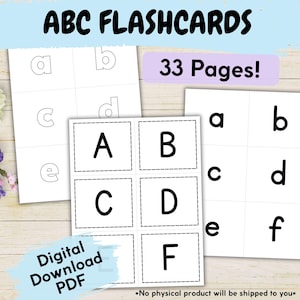 Tarjetas de práctica con letras del alfabeto para niños, tarjetas de práctica con letras mayúsculas y minúsculas, reconocimiento de letras simples para preescolar y jardín de infantes