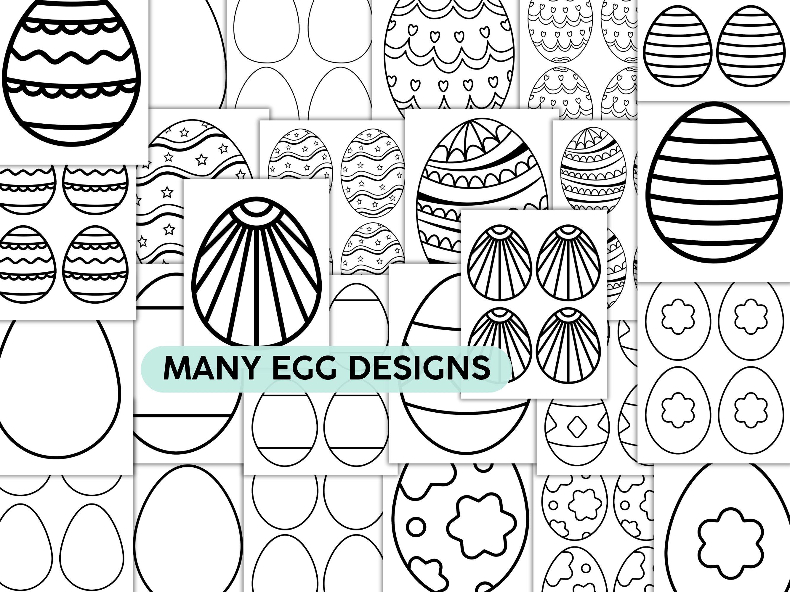 Spring Outlings Spring Simple Printable Outlines for Kids Crafts, Easter Season ...