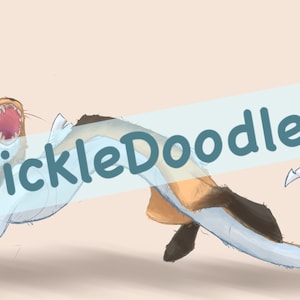 Frettchen Hai digitale Illustration