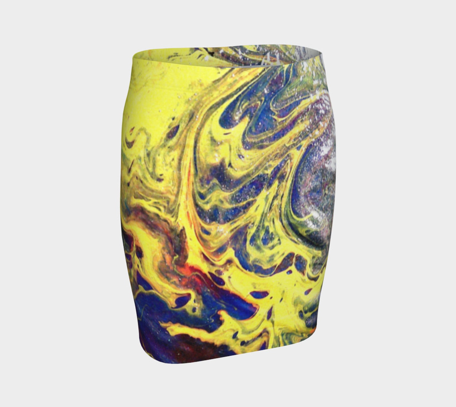 Blue Swirl Mini Skirt Set