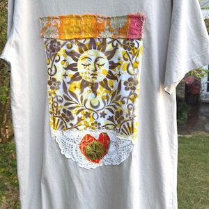 Patchwork Tshirt Dress - Etsy
